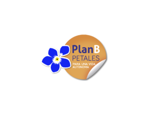 Logo de Petales y leyebda de Plan B