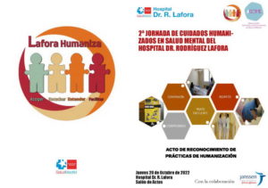 CARTEL 2ª Jornada de cuidados humanizados en salud mental del Hospital Dr. Rodriguez Lafora